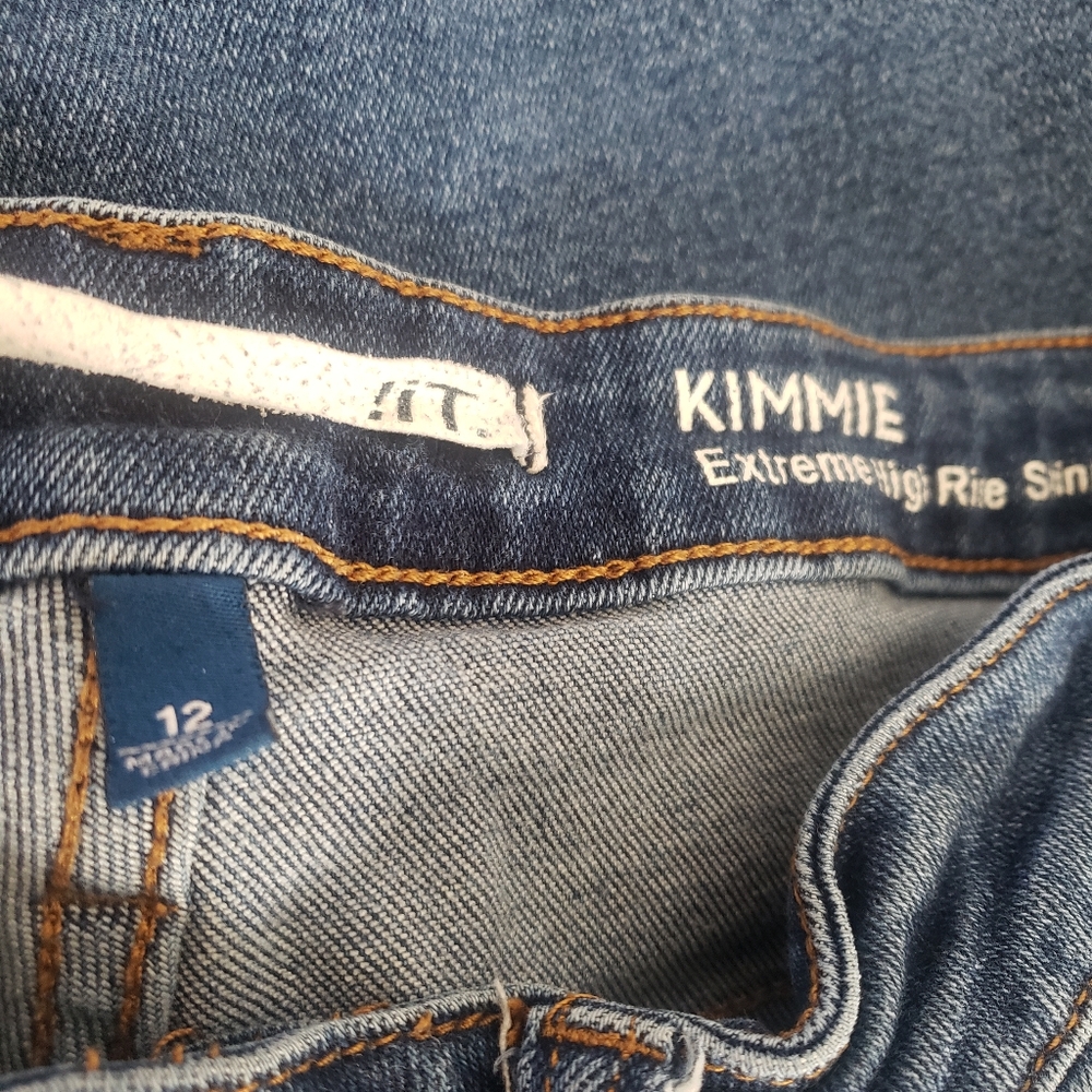 !iT Kimmie Extreme High Rise Skinny Woman's Jean Size 12 - Picture 6 of 6